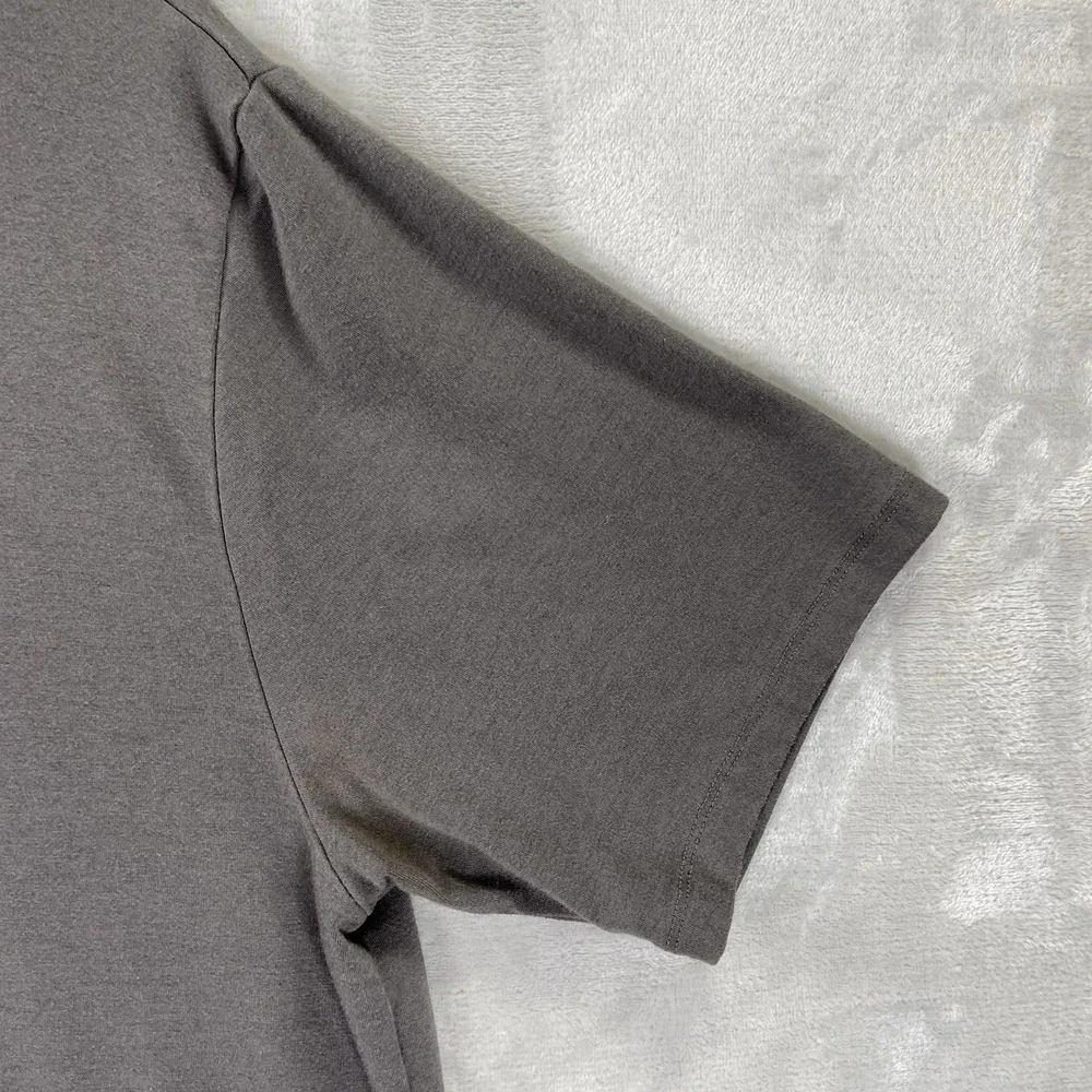 Free Fly Apparel Polo Shirt Mens Large Performance Stretch Gray Bamboo Blend